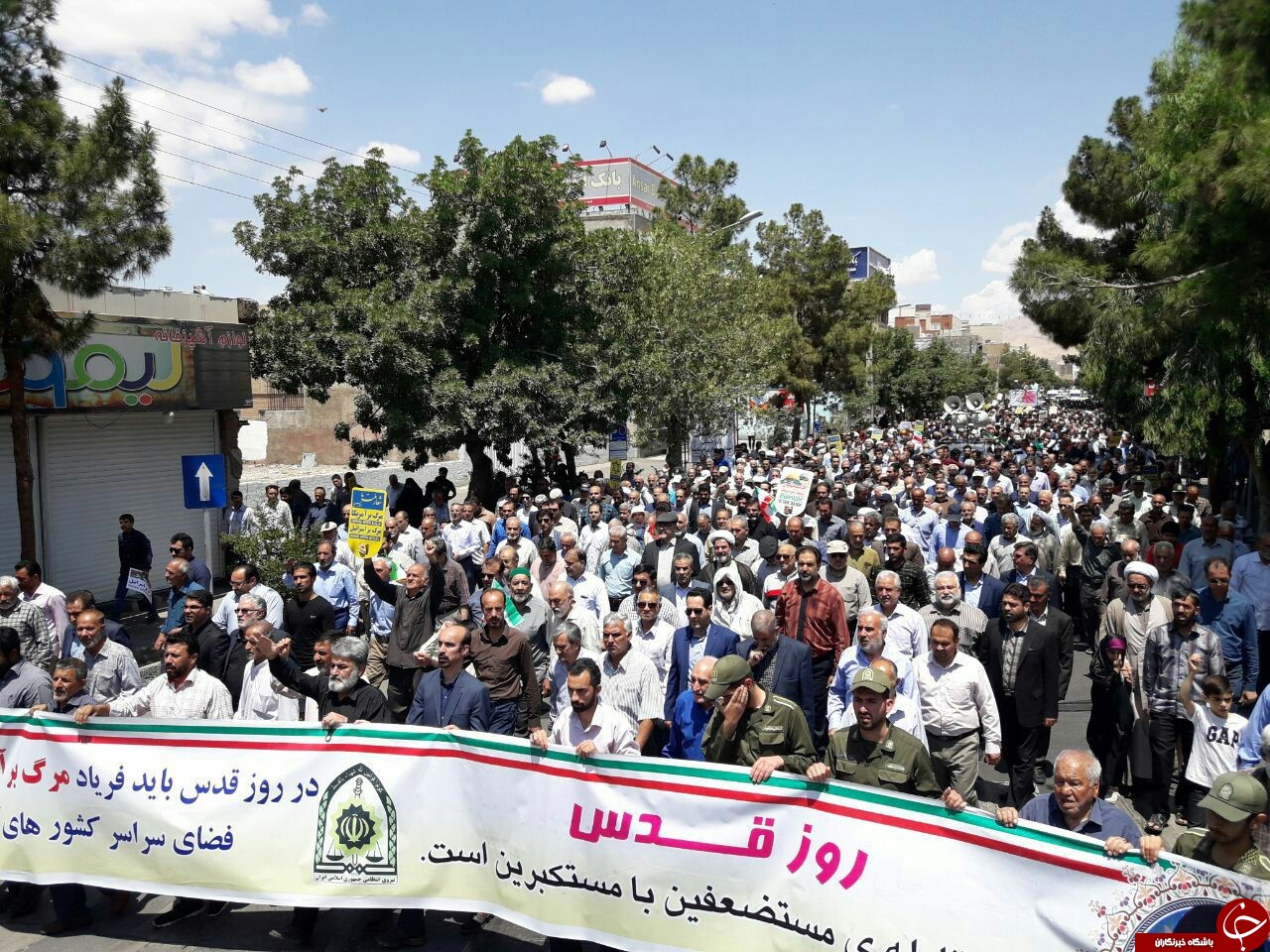 راهپیمایی روز قدس ۹۸ از قاب دوربین عکاسان در شهر&zwnj;ها و روستاهای استان سمنان