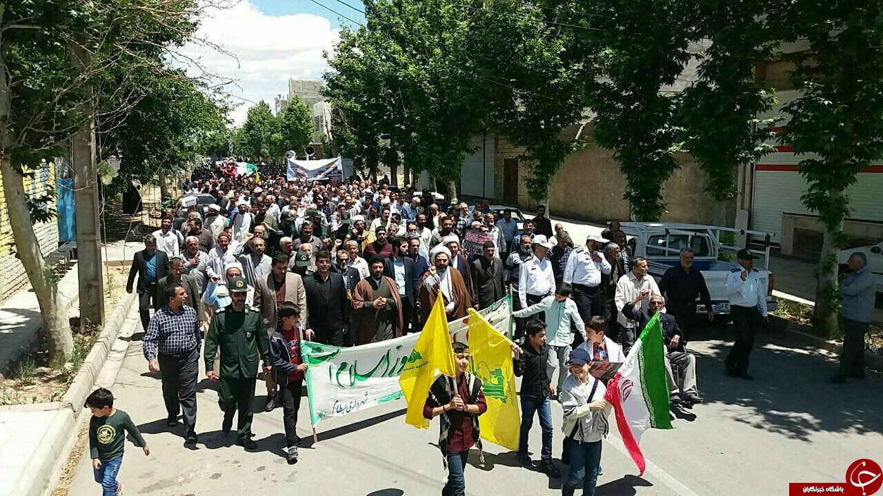 راهپیمایی روز قدس ۹۸ از قاب دوربین عکاسان در شهر&zwnj;ها و روستاهای استان سمنان