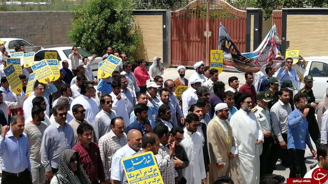 تصاویری از حضور ساحل نشینان بوشهری در راهپیمایی روز جهانی قدس