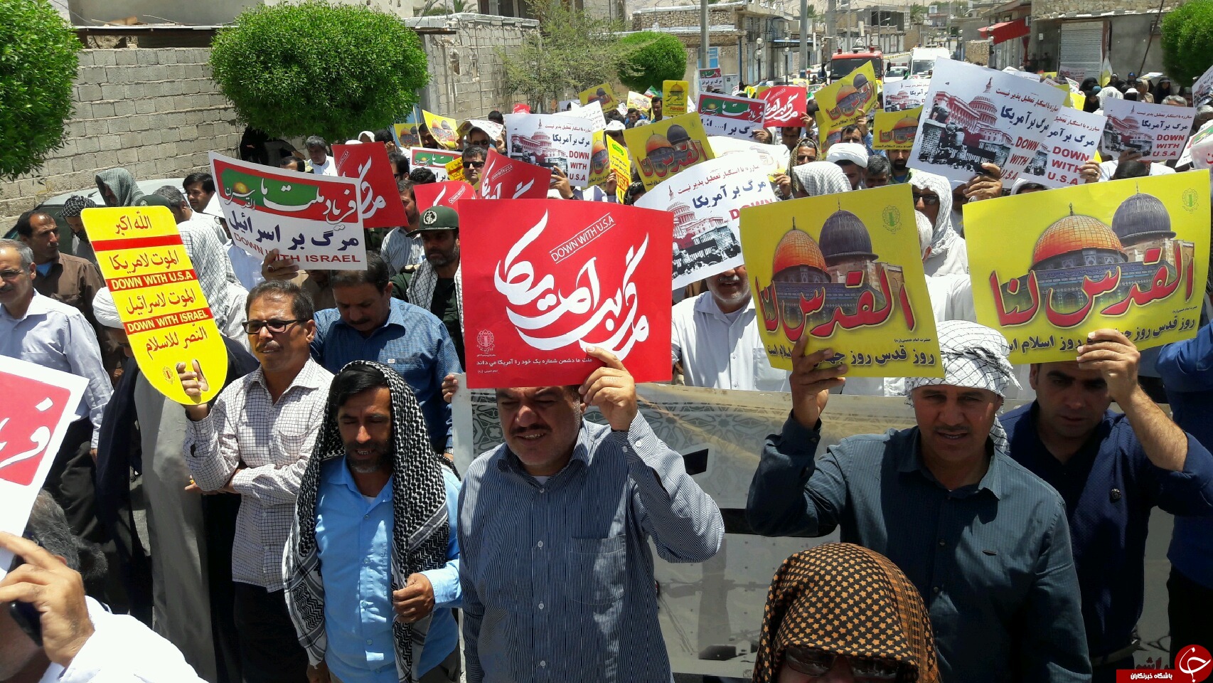 تصاویری از حضور بوشهری&zwnj;ها در راهپیمایی روز جهانی قدس