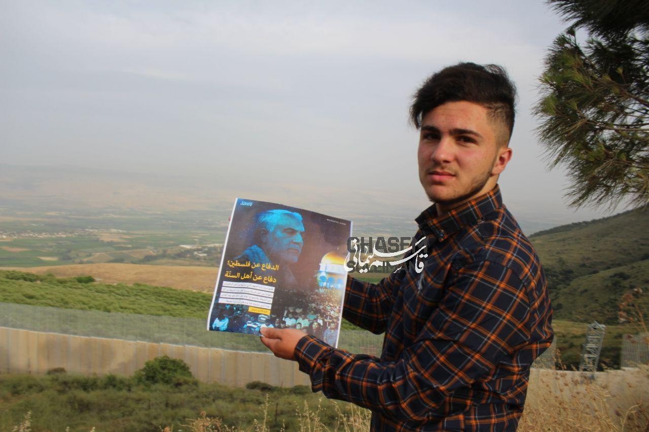 تصویر روز از سردار سلیمانی در مرز لبنان و فلسطین +عکس
