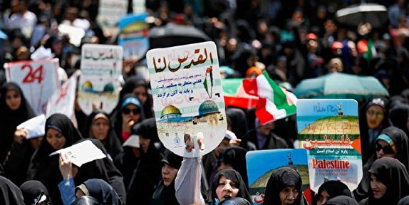 حرکتی عظیم در حمایت از مظلومیت فلسطین در کرمان