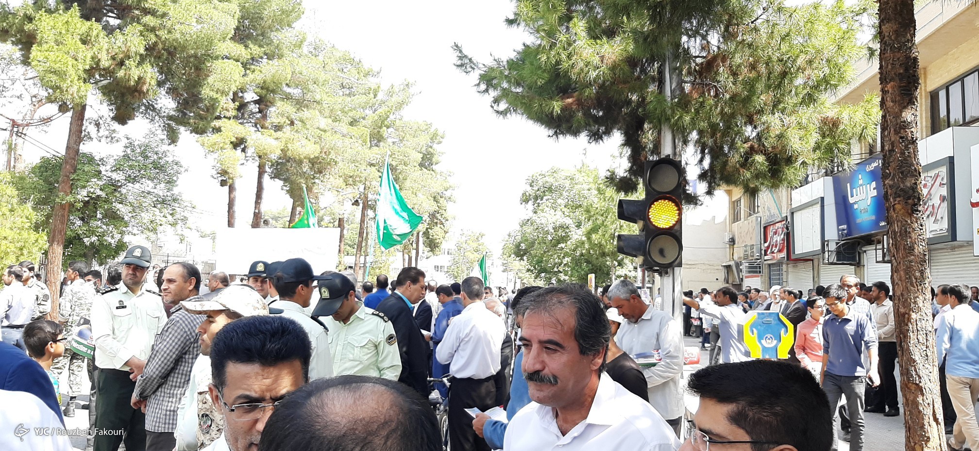 مردم کرمان یک صدا خواستار نابودی اسرائیل شدند+تصاویر