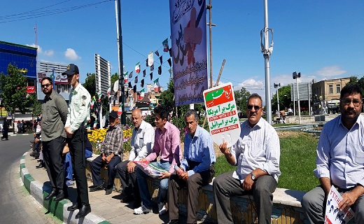 حضور با شکوه مردم آذربایجان غربی قبل شروع راهپیمایی روز جهانی قدس + تصاویر