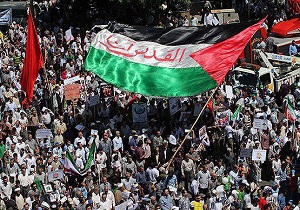 آمادگی مردم آبادان و خرمشهر برای آغاز راهپیمایی روز جهانی قدس