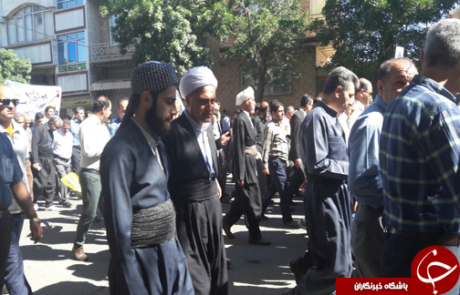عکس&zwnj;ها و حاشیه&zwnj;های راهپیمایی روز جهانی قدس ۹۸ شهرستان مهاباد