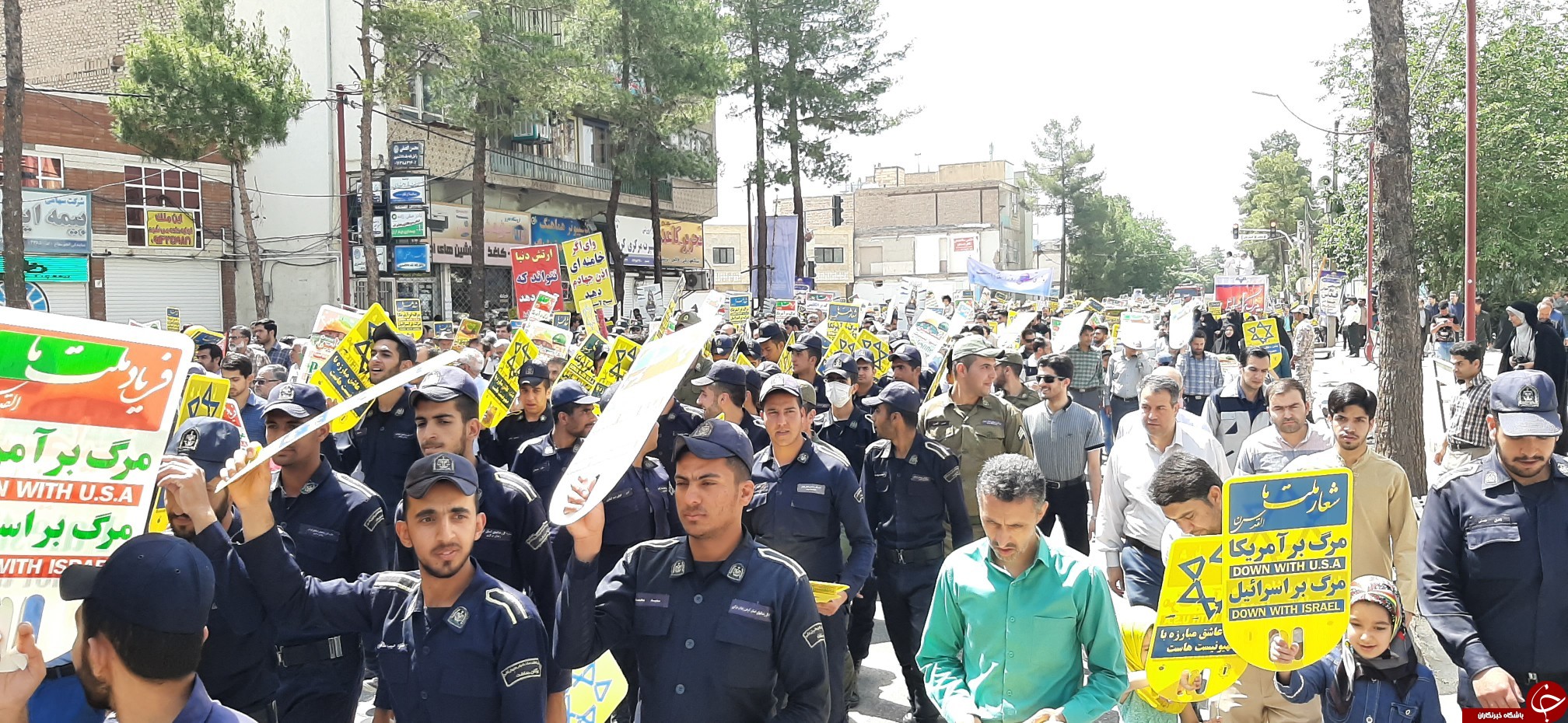 نابودی اسرائیل فریاد یک صدای کرمانی ها است+ تصاویر