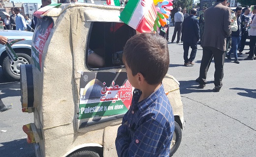 حضور با شکوه مردم آذربایجان غربی قبل شروع راهپیمایی روز جهانی قدس + تصاویر