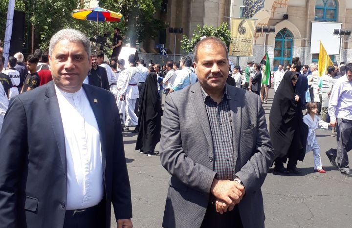 یک&zwnj;صدایی ایرانیان علیه معامله قرن/ از حضور مسئولان و کلیمیان تا رونمایی از ماکت موشک ذوالفقار/ پیام انگلیسی ایرانیان به مردم جهان