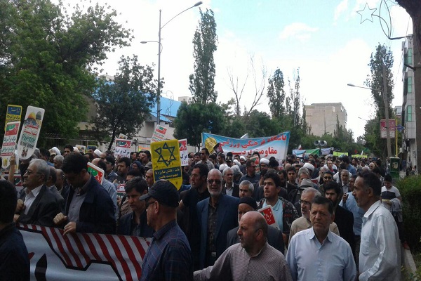 راهپیمایی روز جهانی قدس در اردبیل آغاز شد+ تصاویر