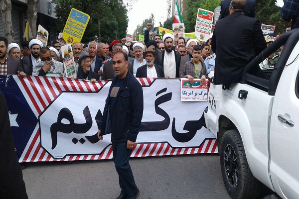 راهپیمایی روز جهانی قدس در اردبیل آغاز شد+ تصاویر