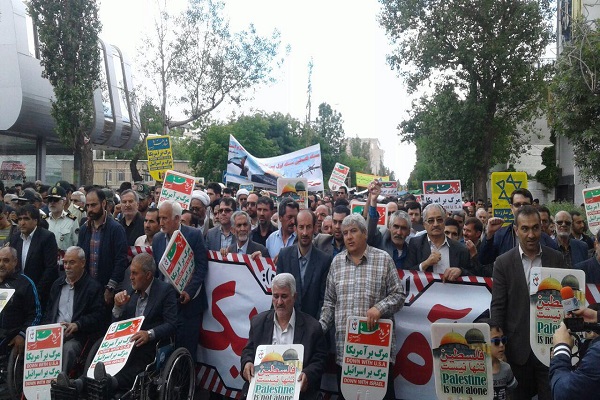 راهپیمایی روز جهانی قدس در اردبیل آغاز شد+ تصاویر