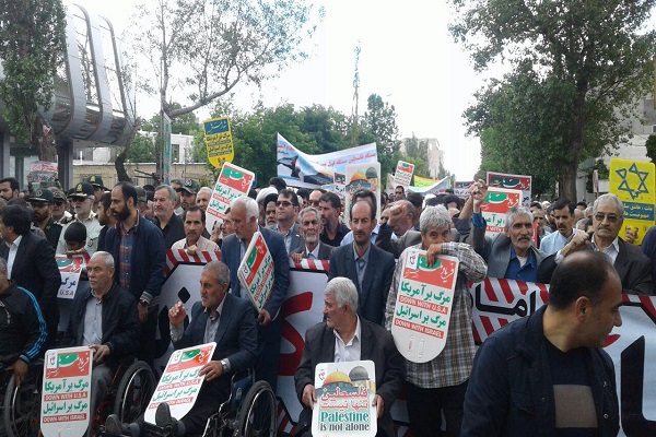 راهپیمایی روز جهانی قدس در اردبیل آغاز شد+ تصاویر