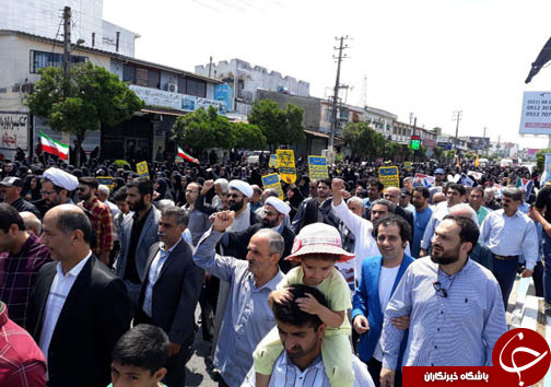 علویان تبرستان برای چهلمین بار جنایات رژیم صهیونیستی را محکوم کردند +تصاویر