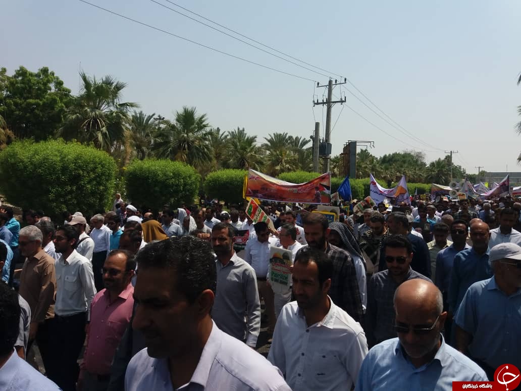 جلوه&zwnj;های حضور هرمزگانی&zwnj;ها در راهپیمایی روز جهانی قدس+ تصویر