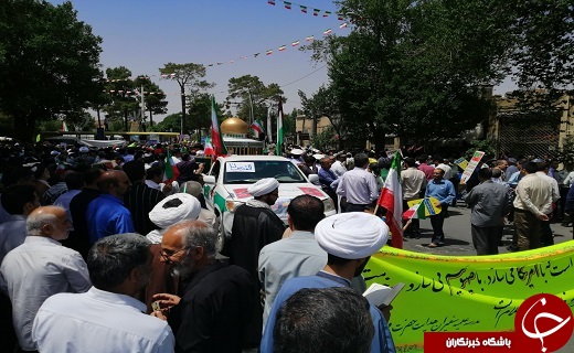 آغاز راهپیمایی روز قدس در یزد همزمان با سراسر کشور + تصاویر آغاز راهپیمایی روز قدس در یزد همزمان با سراسر کشور + تصاویر