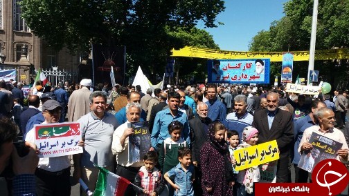 آغاز راهپیمایی روز قدس در آذربایجان شرقی