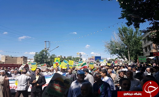 مردم آذربایجان غربی در حماسه ای دیگر خلق کردند/آغاز راهپیمایی روز جهانی قدس در آذربایجان غربی