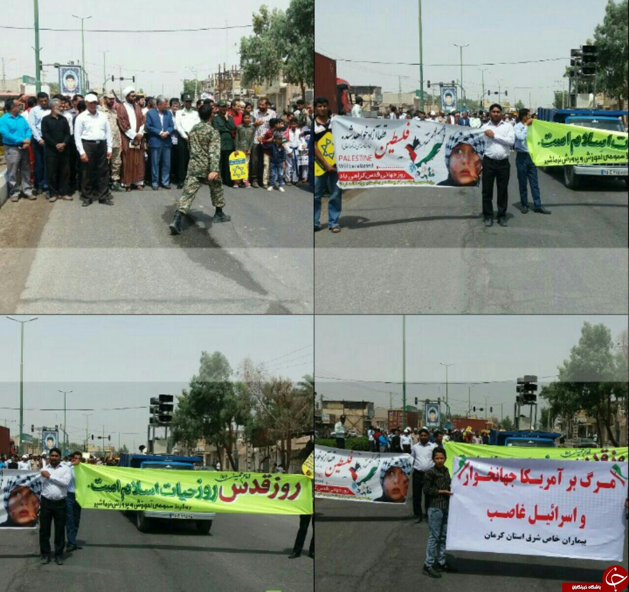 برپایی راهپیمایی در بیش از ۱۵۰ نقطه از استان کرمان