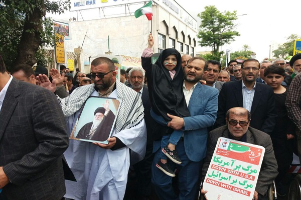 راهپیمایی روز جهانی قدس در اردبیل آغاز شد+ تصاویر