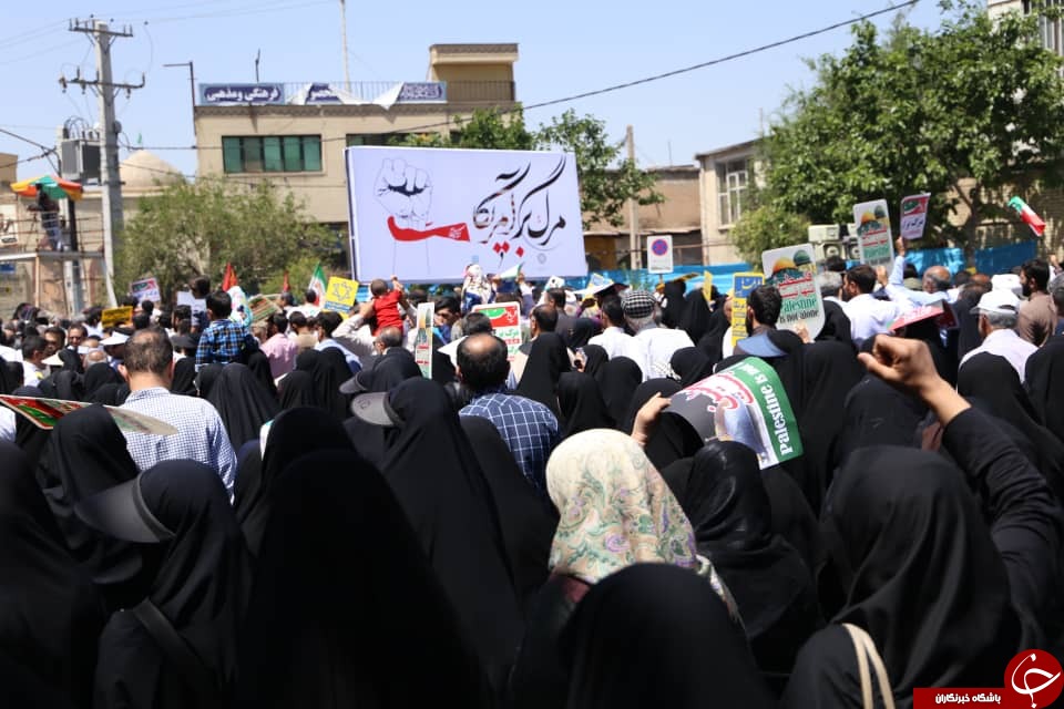 خروش مردم فارس در روز جهانی قدس/مشت&zwnj;های گره کرده، چون اشعه&zwnj;های خورشید قلب دشمن را می&zwnj;سوزاند + تصاویر