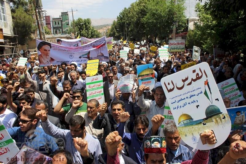 راهپیمایی روز جهانی قدس خط بطلانی بر معامله دروغین قرن