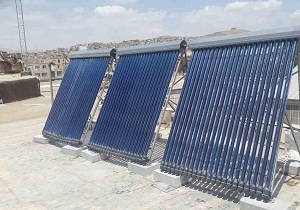 نصب وراه اندازی  آبگرمکن خورشیدی در روستاهای کامیاران