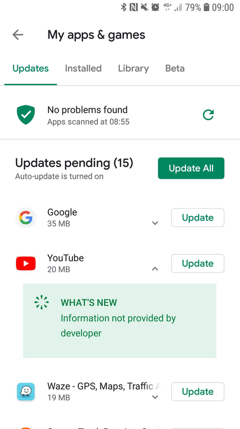 گوگل در جدیدترین بروزرسانی Play Store رابط کاربری آن را تغییر داد
