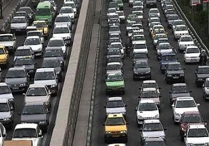 ترافیک صبحگاهی در بزرگراه‌های همت، حکیم و هاشمی رفسنجانی