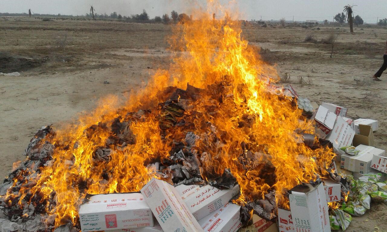 کشف و معدوم۶۰ هزار کیلوگرم مواد غذایی فاسد در سیستان و بلوچستان