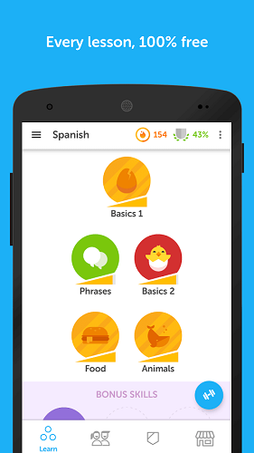 دانلود Duolingo: Learn Languages 4.16.2 - بهترین برنامه آموزش زبان برای اندروید