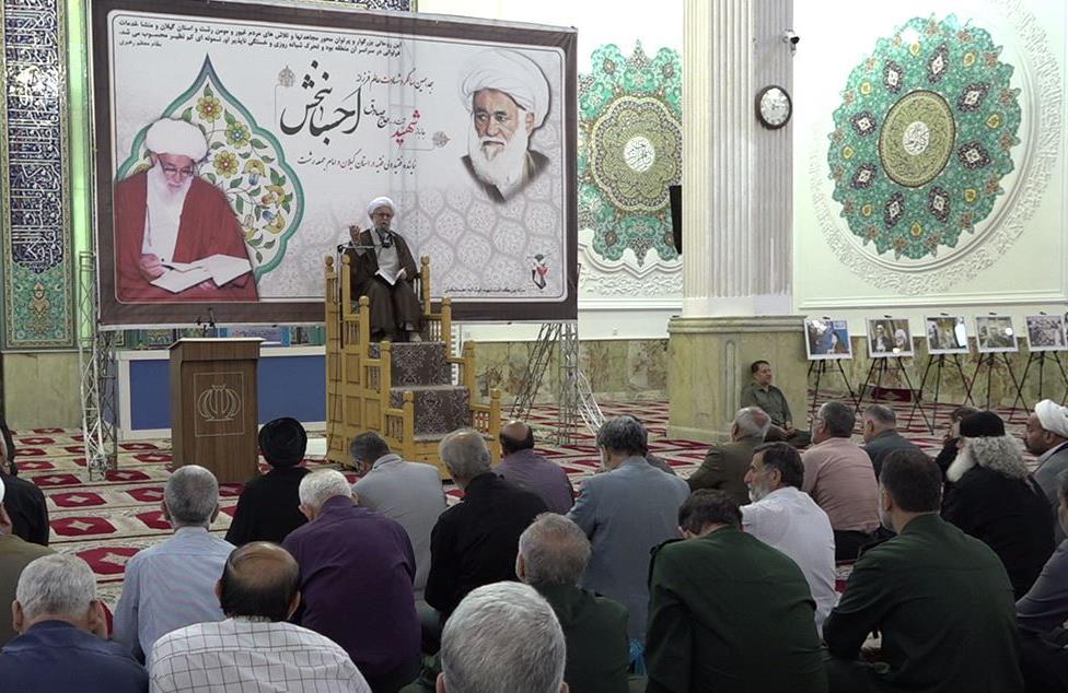 مراسم سالگرد شهادت آیت الله احسانبخش در رشت + عکس