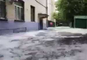 برف تابستانی، مهمان خیابان&zwnj;های مسکو + فیلم