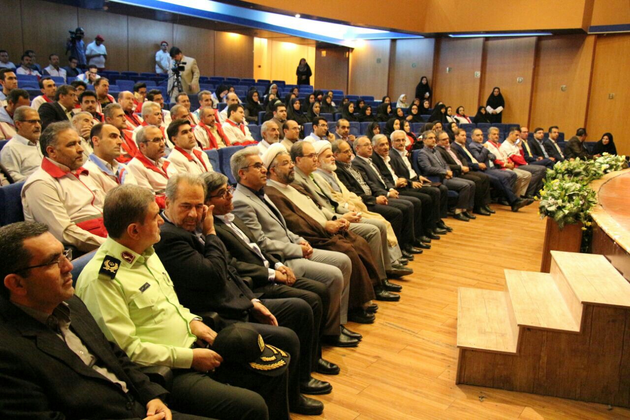 برگزاری آیین تکریم و معارفه مدیرعامل جمعیت هلال احمر استان سمنان