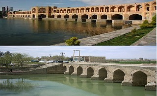 نو نوار شدنِ کاشی‌های پل خواجو/ فاز اول مرمت پل تاریخی ورزنه