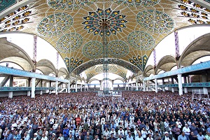 آماده سازی مصلی برای نماز عید سعید فطر