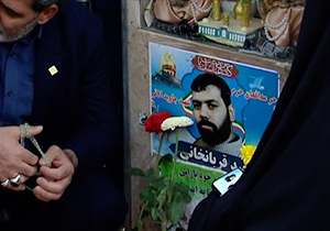 چهل روز از بازگشت پیکر شهید مدافع حرم «مجید قربانخانی» به کشور گذشت + فیلم