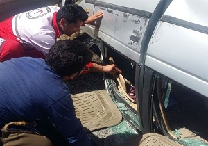 تصادف رانندگی در جاده خرم آباد - کرمانشاه یک کشته برجا گذاشت