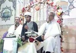 مراسم اختتامیه ختم قرآن&zwnj;کریم در &laquo;شهرضا&raquo; + فیلم