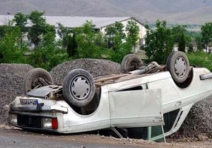 سواری پیکان سرنشین خود را به کام مرگ کشاند