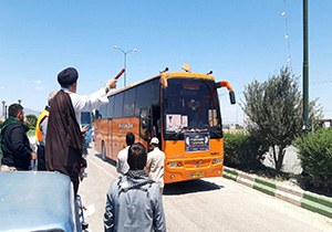 اعزام زائران به مرقد مطهر امام راحل از استان سمنان