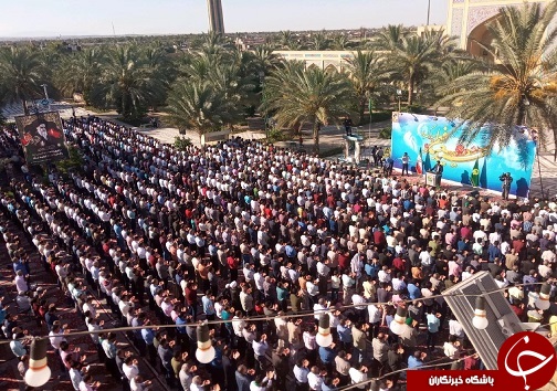 اقامه نماز عید سعید فطر در شهرهای خراسان جنوبی+ تصاویر