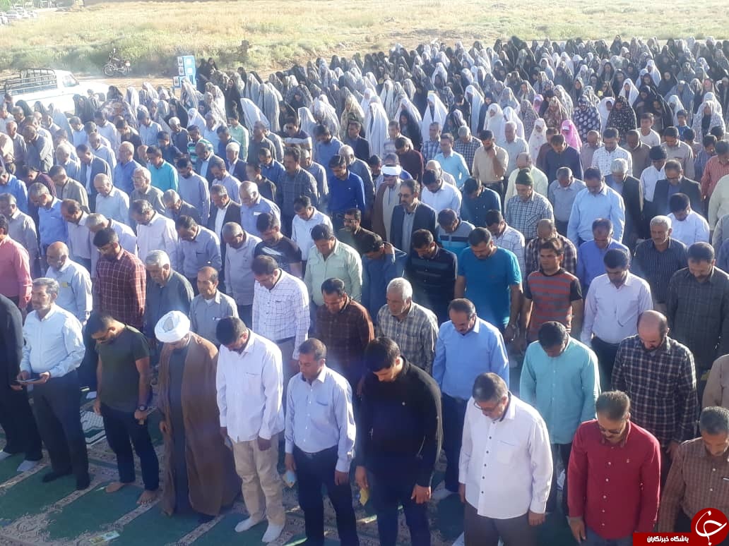 برپایی نماز عید فطر در سراسر استان فارس + تصاویر