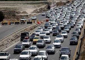 ترافیک پرحجم در برخی محورهای مواصلاتی استان اصفهان