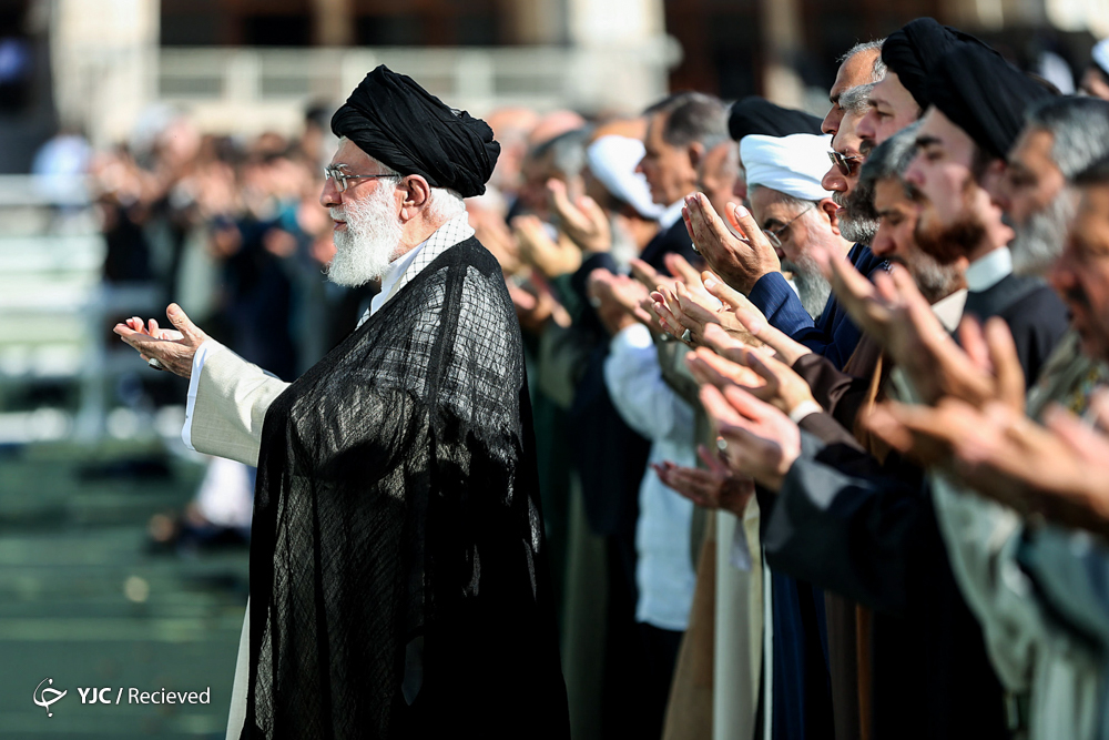 #نماز_عید_فطر / روایت کاربران از نماز عید سعیدفطر به امامت، ولی امر مسلمین +تصاویر
