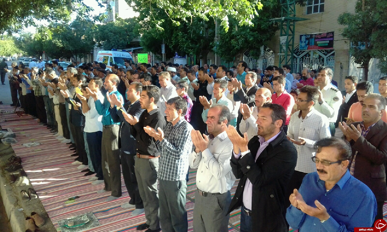 برپایی نماز عید فطر در سراسر استان فارس + تصاویر