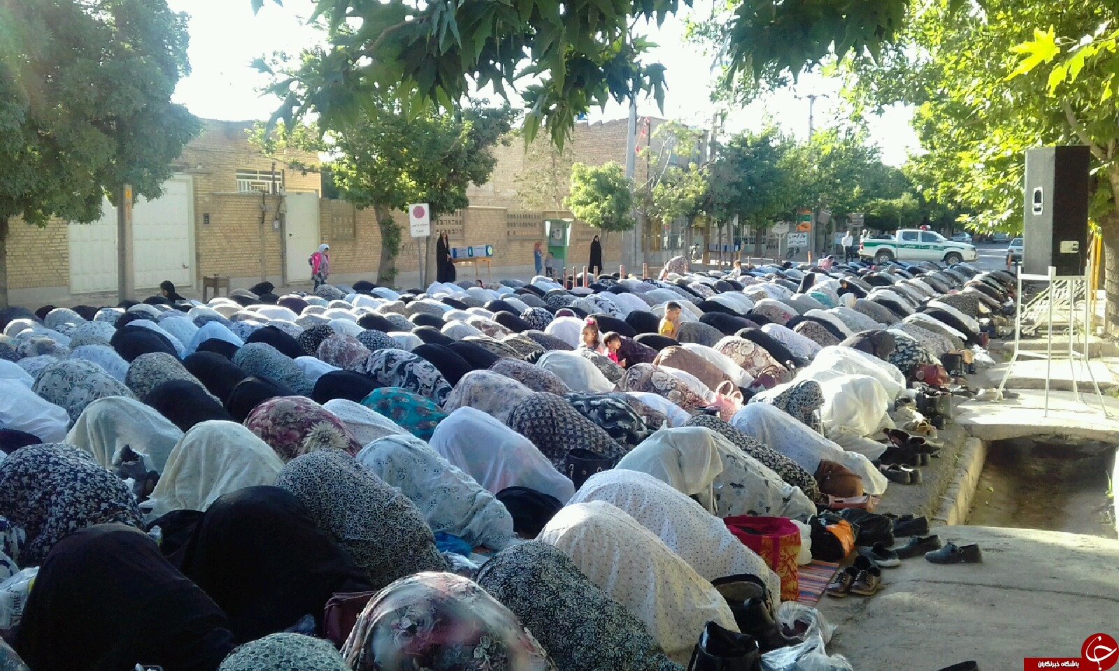 برپایی نماز عید فطر در سراسر استان فارس + تصاویر