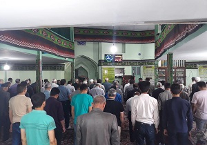 تصاویری از برپایی نماز عید فطر در روستای «توآباد»