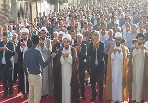 اقامه باشکوه نماز عید فطر در «نصیرشهر» + فیلم