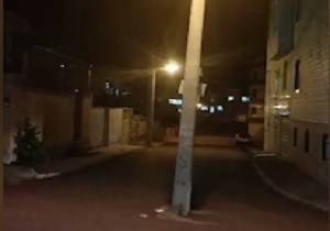 سبز شدن تیربرق در وسط کوچه! + فیلم